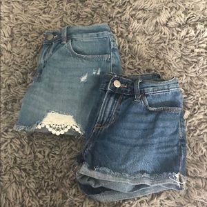 2 Jean Shorts Set